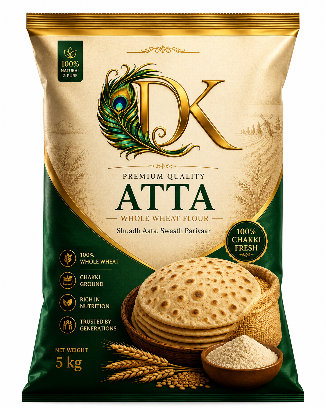 DK Atta — Whole Wheat Flour