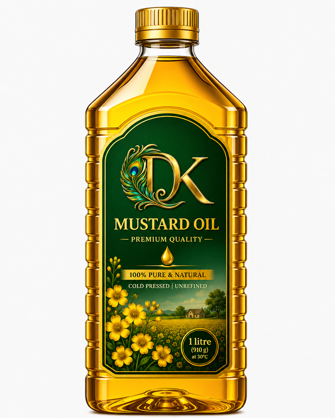 DK Mustard Oil — Cold Pressed · Kachi Ghani